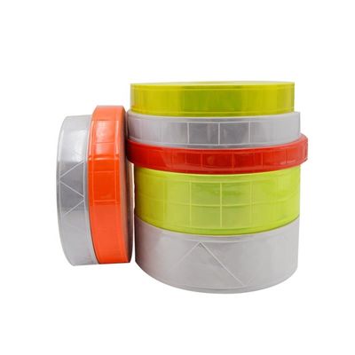 Taśma odblaskowa Pvc o wysokiej widoczności Żelazko na taśmie odblaskowej Hi Vis do odzieży Crystal Heat Press