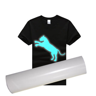 White Htv Glitter Vinyl Rolki Hurtownia Glow At Night In The Dark Dostarcza cięte arkusze