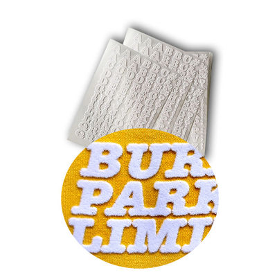 Niestandardowe 3d silikonowe naklejki termotransferowe litery naklejki na koszulkę DIY Craft torba na ubrania