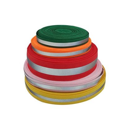 Odblaskowa taśma polipropylenowa 20mm 25mm 50mm do szycia plecaków