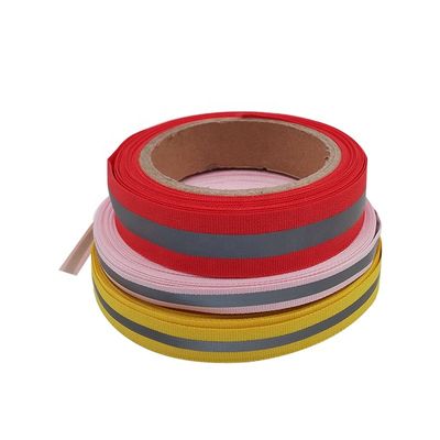 25mm 15mm czerwone odblaskowe paski nylonowe z polipropylenu do plecaka na buty mundurowe