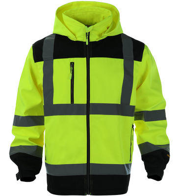 Oddychająca kurtka odblaskowa 3xl 4xl Bieganie Kolarstwo Lekkie prace drogowe Unisex Hi Vis Strips Uniforms