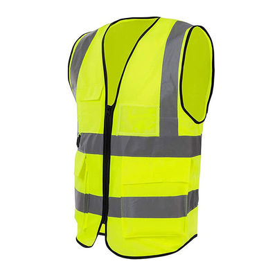 Kamizelka do biegania High Vis Pasy Ogrodowe Budownictwo Kamizelka odblaskowa dla mężczyzn