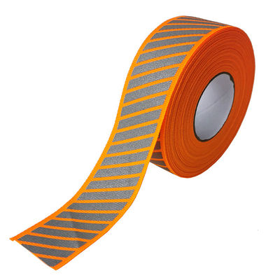 Zastosowane Twill Wysokiej Widocznej Refleksyjnej Webbing dla Odzieży kurtki torebki