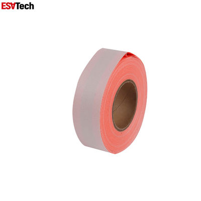 Srebrny pomarańczowy opóźniający ogień taśma odblaskowa szerokość 5 cm / 7,5 cm
