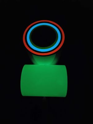 Fosforescencyjna folia winylowa rolka arkusz winylu taktyczna taśma bezpieczeństwa fluorescencyjna naklejka samoprzylepna