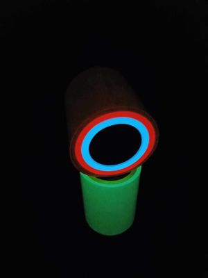 Odblaskowa taśma samoprzylepna fluorescencyjna Vinyl Luminous fosforyzująca naklejka w rolce
