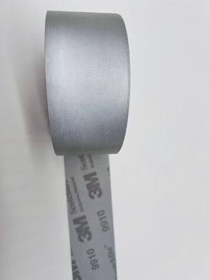 8912 Srebro Tkanina odblaskowa 65%Poly / 35%Bawełna Tkanina do odzieży ochronnej Torby T-shirty dziane